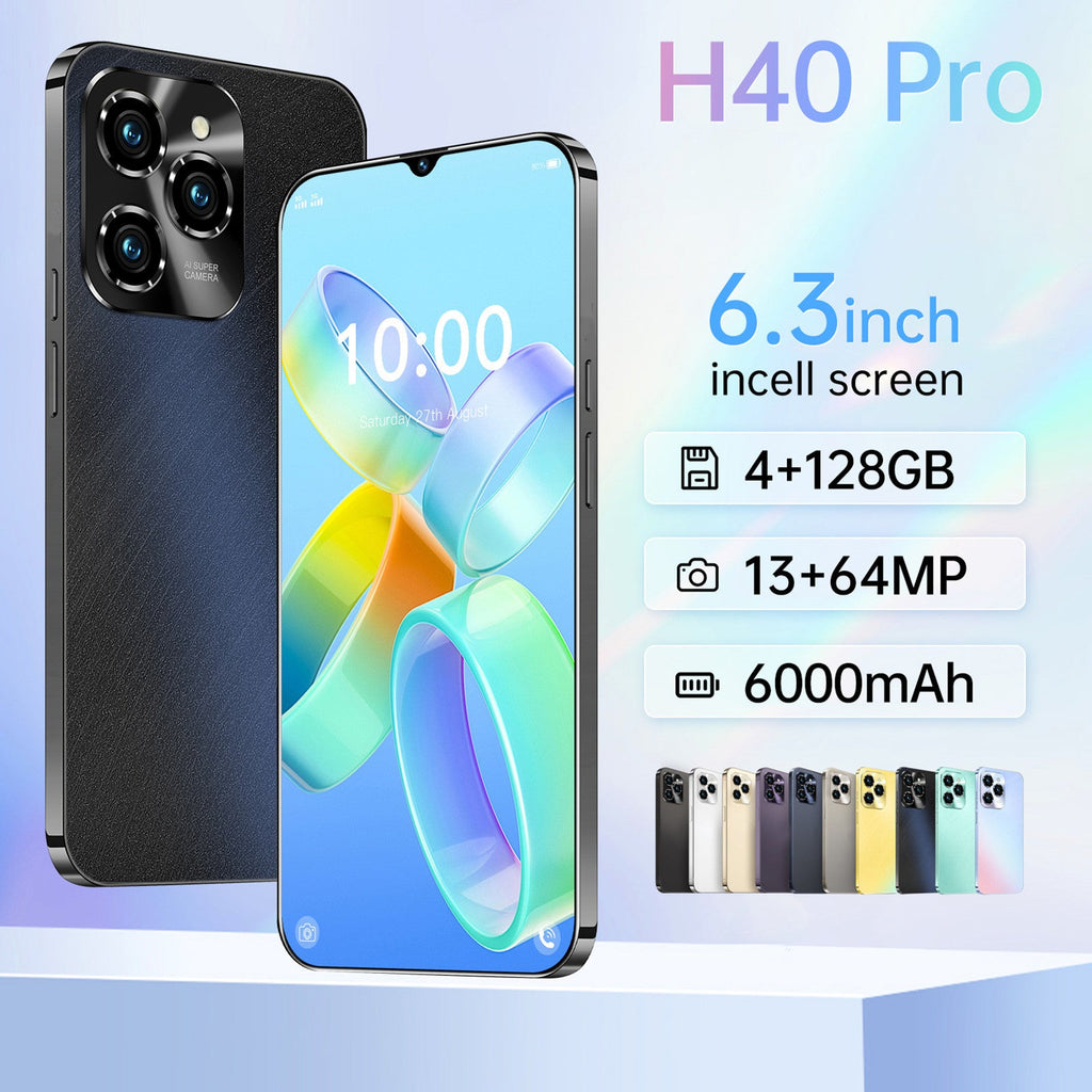 6.3inch HOT40 Unlocked Phone Dual SIM 4G Phone, Android Smartphone 4GB