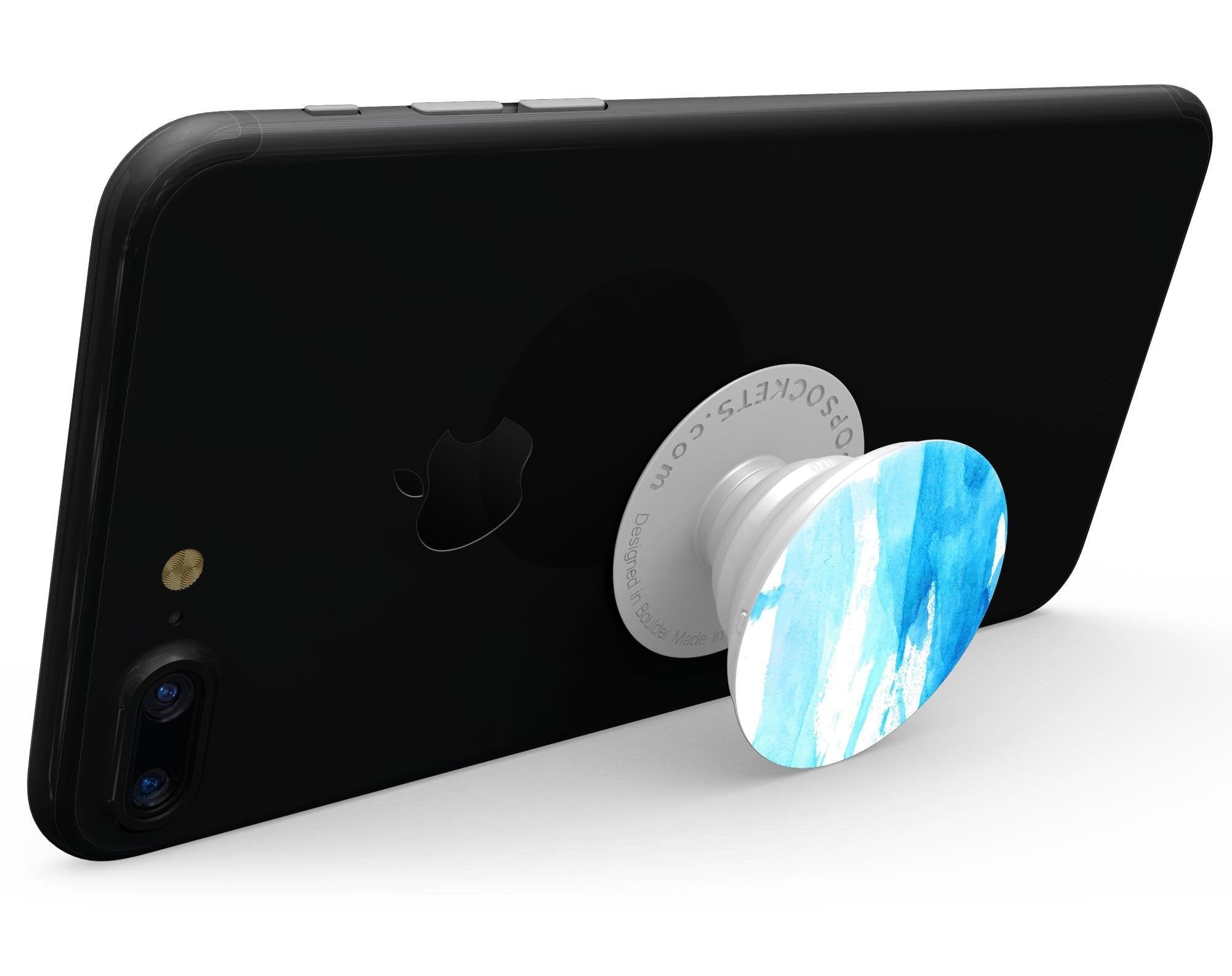 Abstract Blue Strokes - Skin Kit for PopSockets and other Smartphone