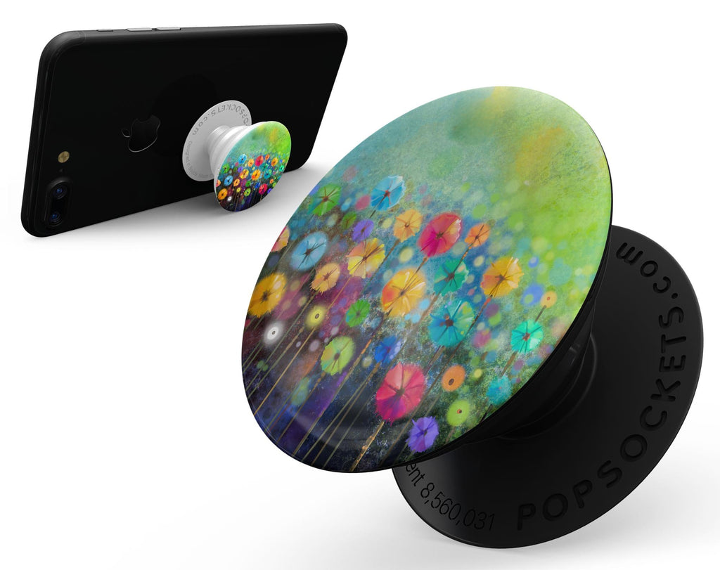 Abstract Flower Meadow - Skin Kit for PopSockets and other Smartphone