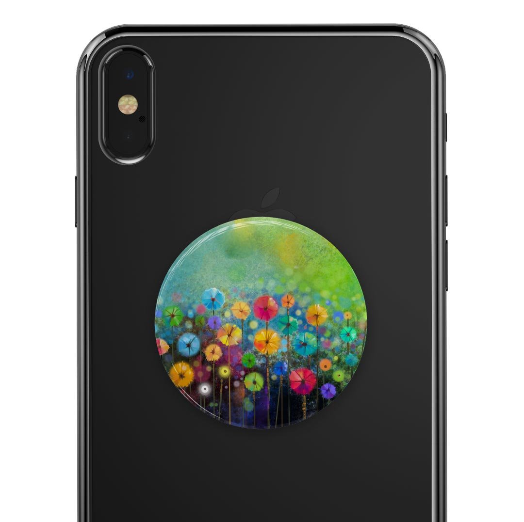 Abstract Flower Meadow - Skin Kit for PopSockets and other Smartphone
