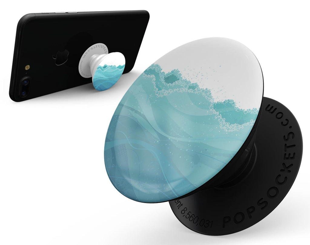 Abstract WaterWaves - Skin Kit for PopSockets and other Smartphone