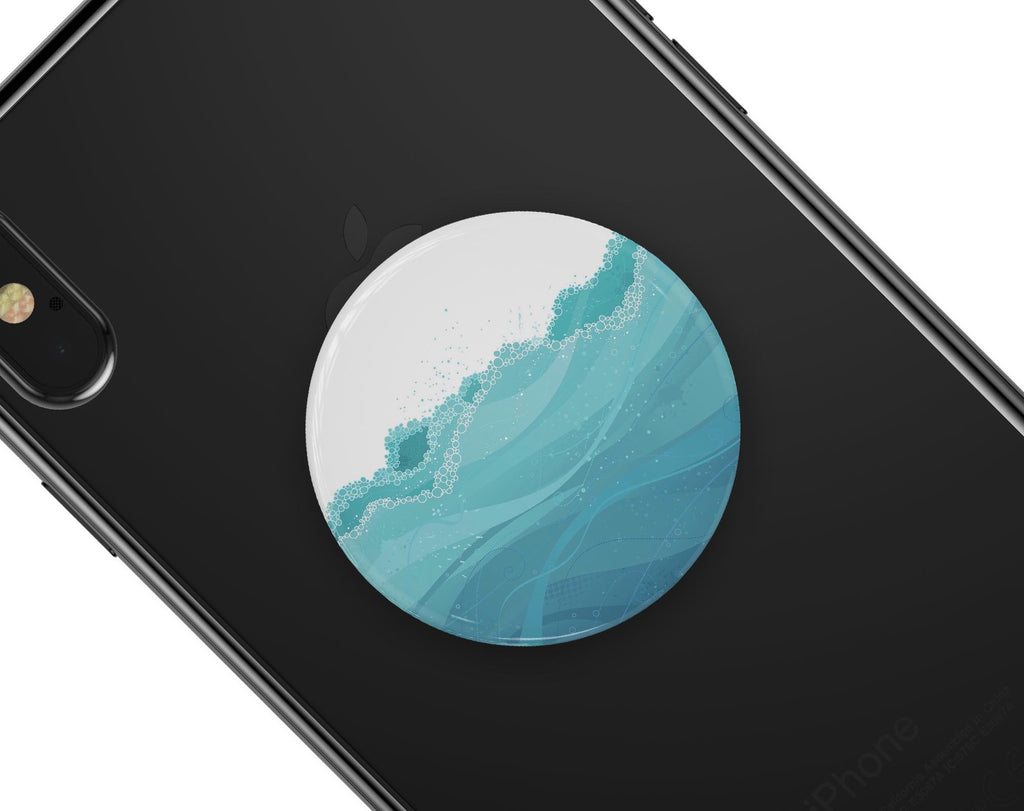 Abstract WaterWaves - Skin Kit for PopSockets and other Smartphone