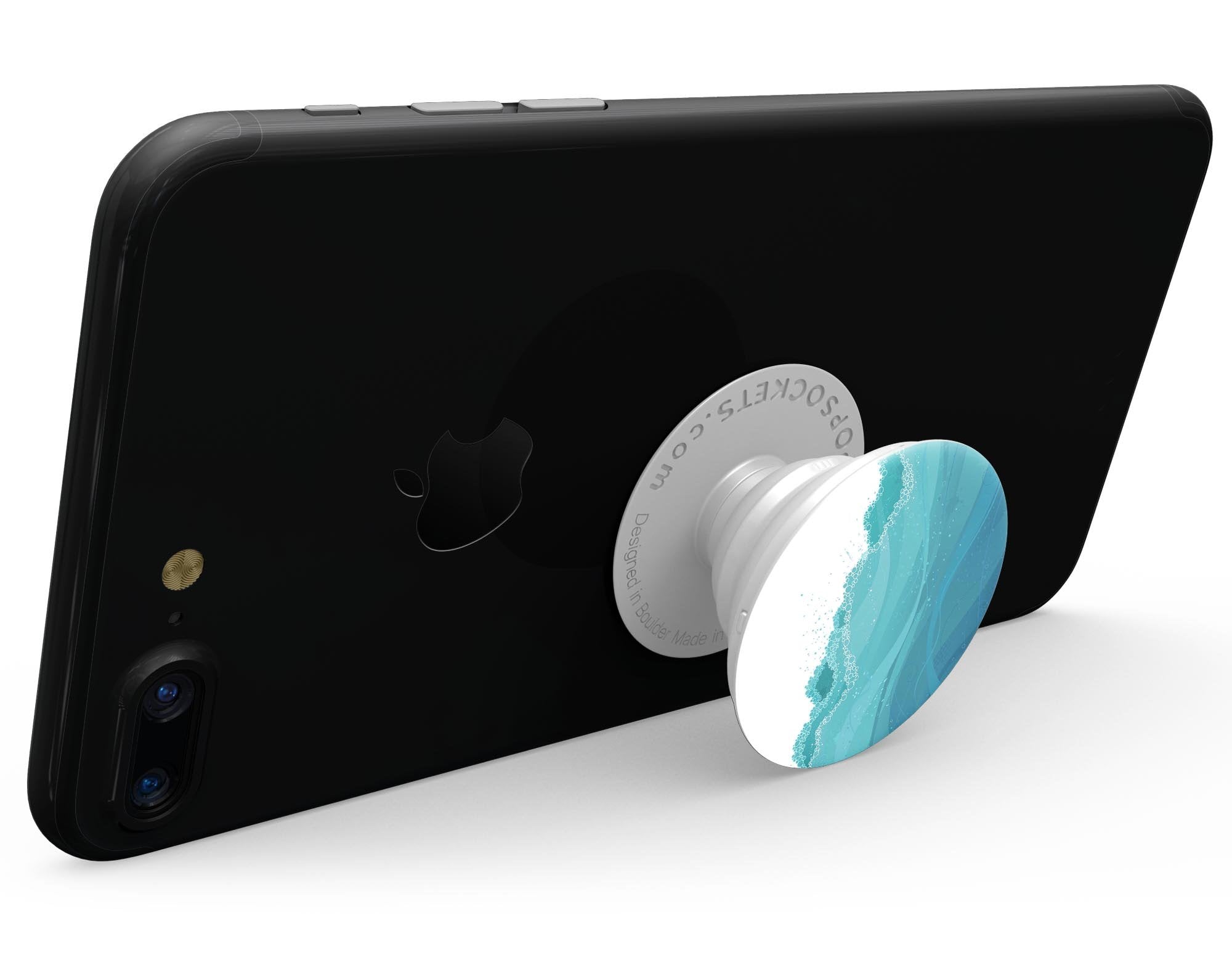 Abstract WaterWaves - Skin Kit for PopSockets and other Smartphone