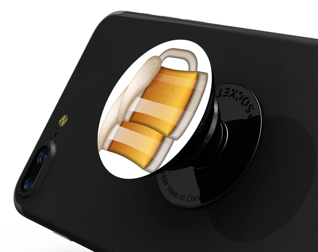 Beer Emoticon Emoji - Skin Kit for PopSockets and other Smartphone