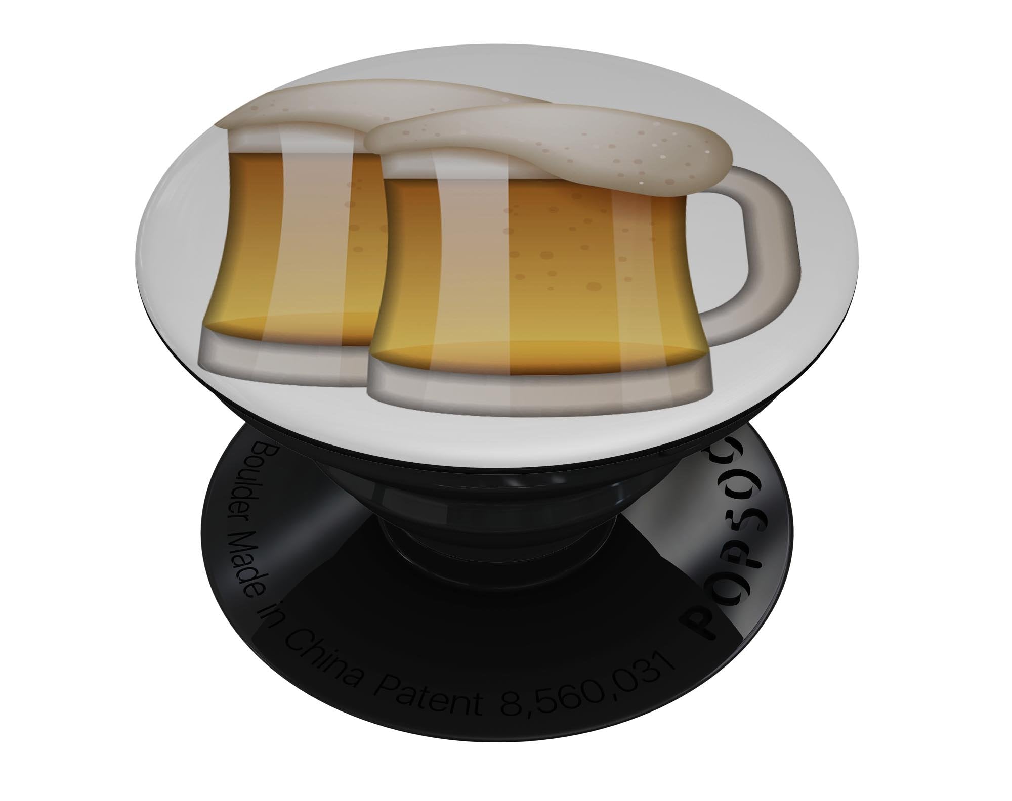 Beer Emoticon Emoji - Skin Kit for PopSockets and other Smartphone