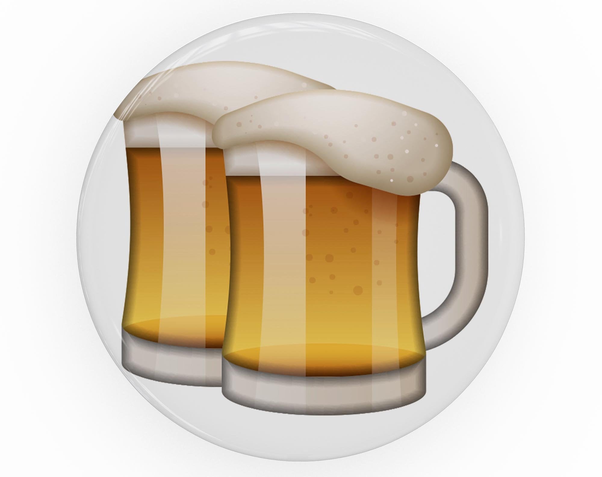Beer Emoticon Emoji - Skin Kit for PopSockets and other Smartphone