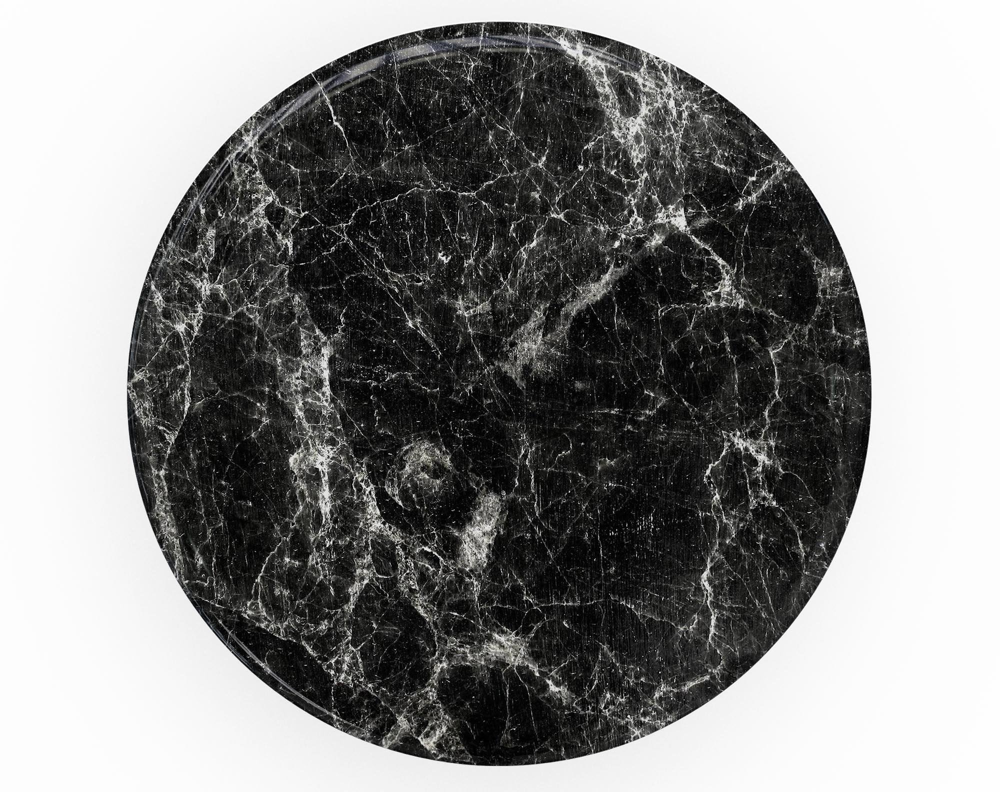 Black Scratched Marble - Skin Kit for PopSockets and other Smartphone