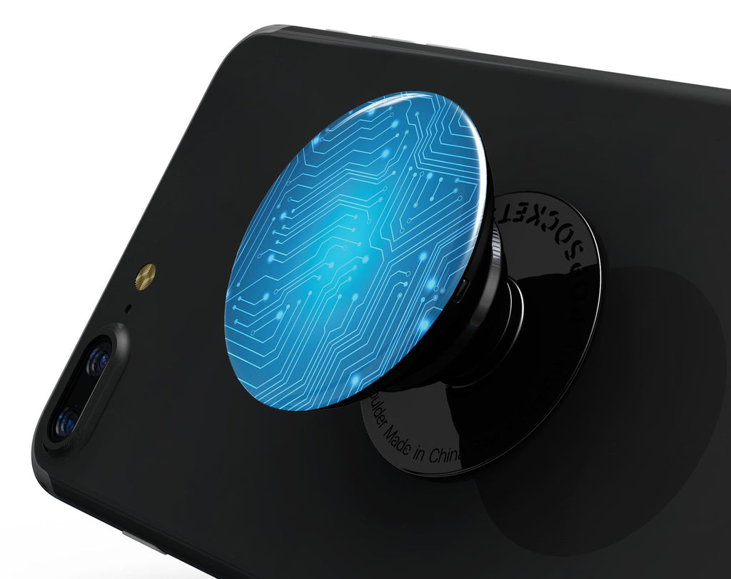 Blue Circuit Board V2 - Skin Kit for PopSockets and other Smartphone