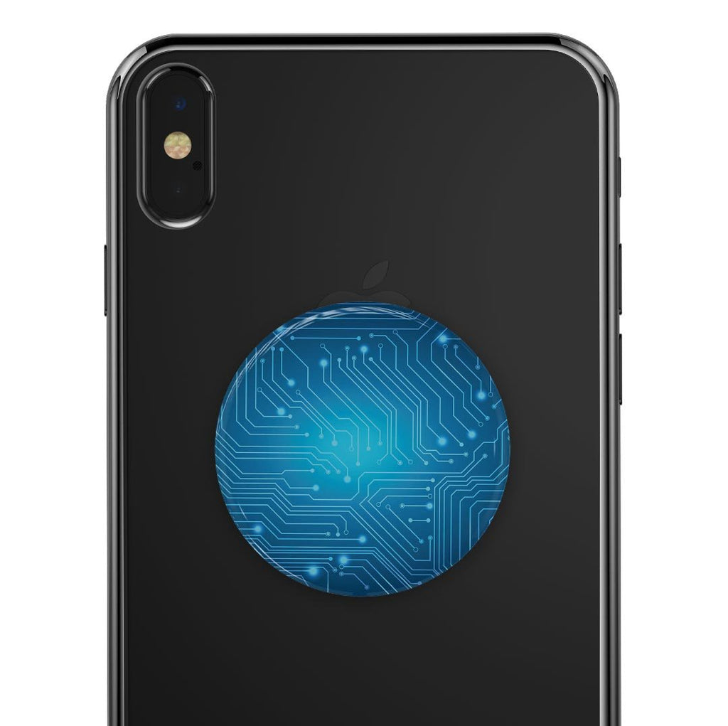 Blue Circuit Board V2 - Skin Kit for PopSockets and other Smartphone