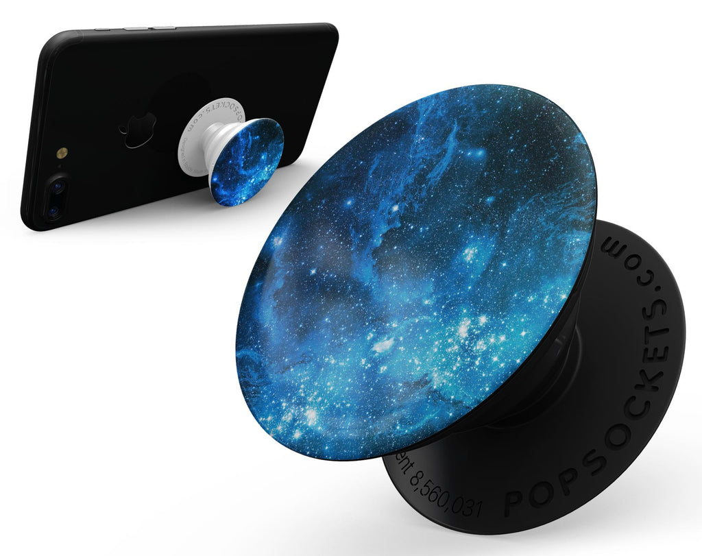 Blue Hue Nebula - Skin Kit for PopSockets and other Smartphone