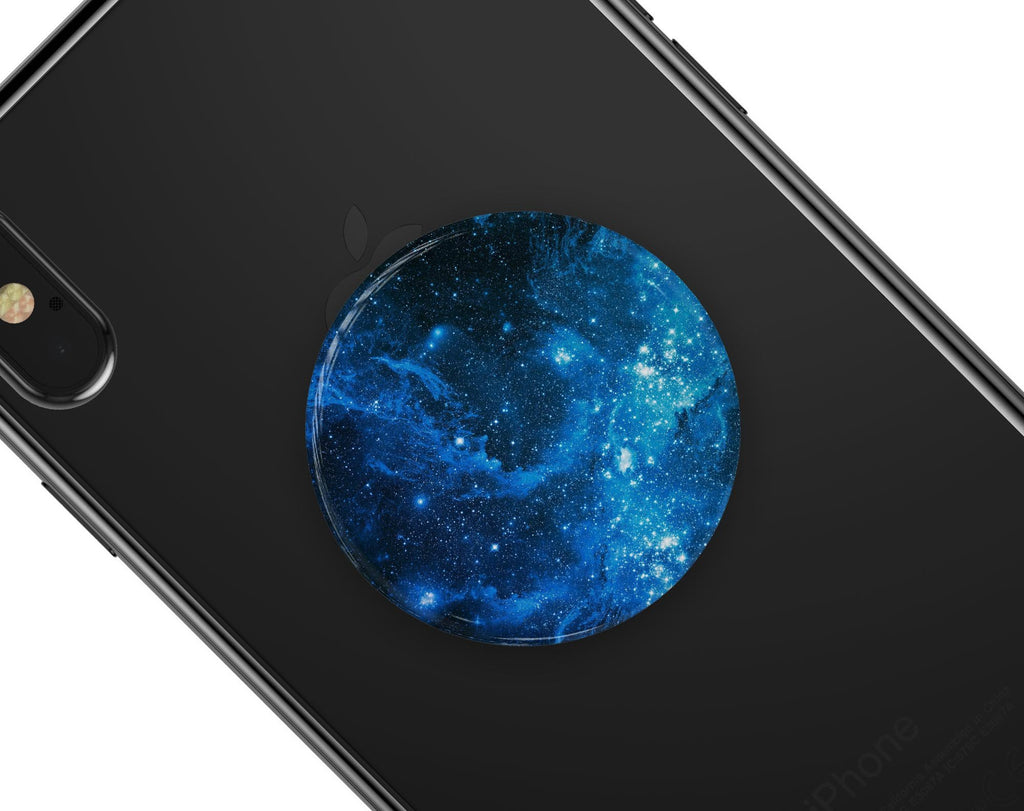 Blue Hue Nebula - Skin Kit for PopSockets and other Smartphone
