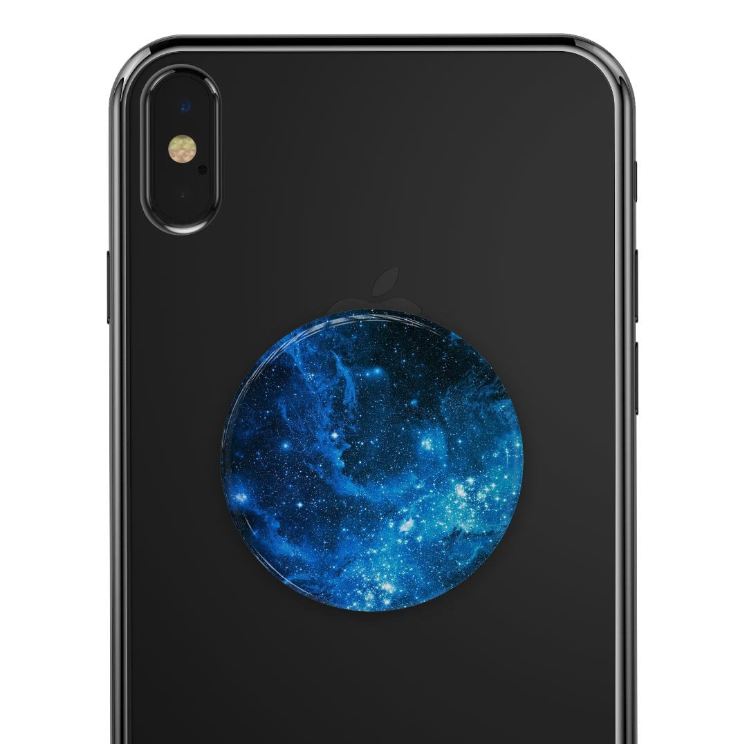 Blue Hue Nebula - Skin Kit for PopSockets and other Smartphone