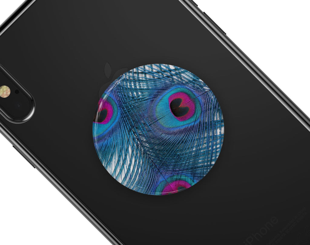 Blue Peacock - Skin Kit for PopSockets and other Smartphone Extendable