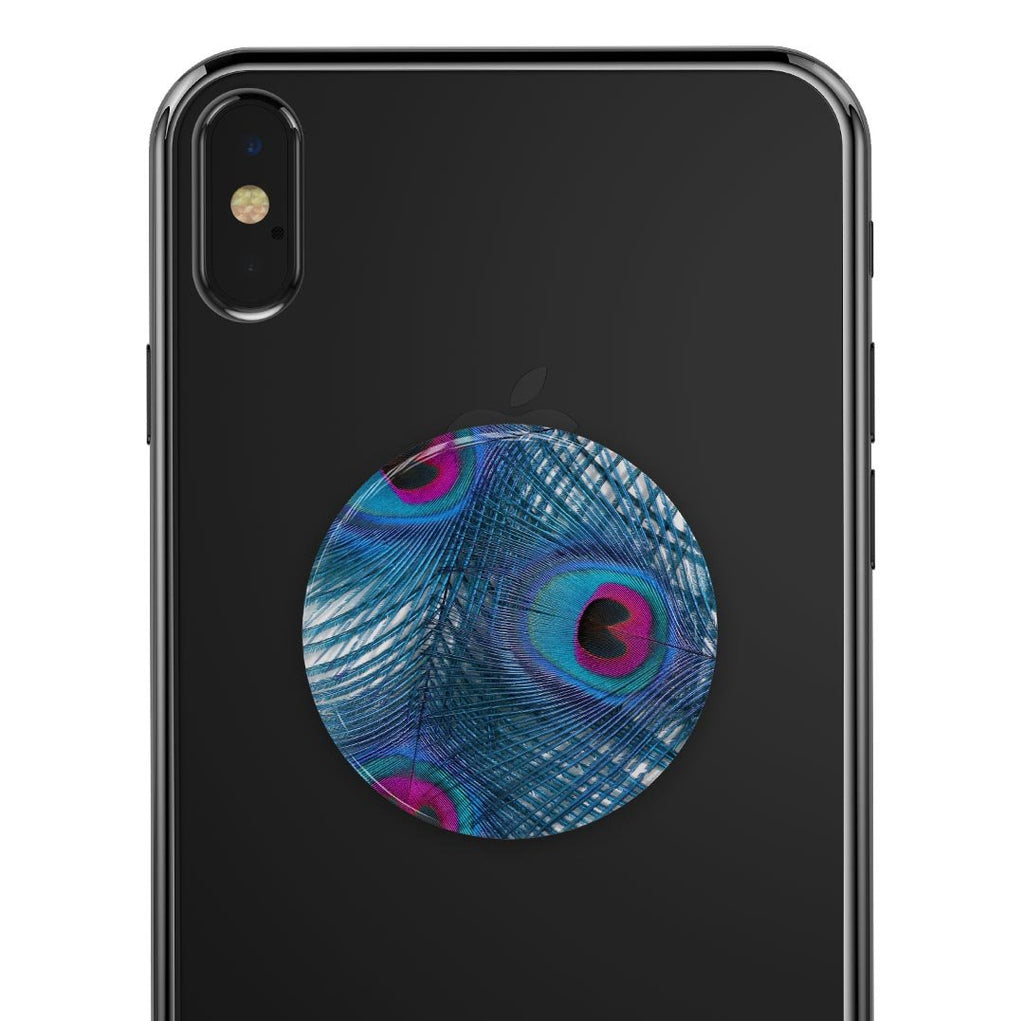 Blue Peacock - Skin Kit for PopSockets and other Smartphone Extendable