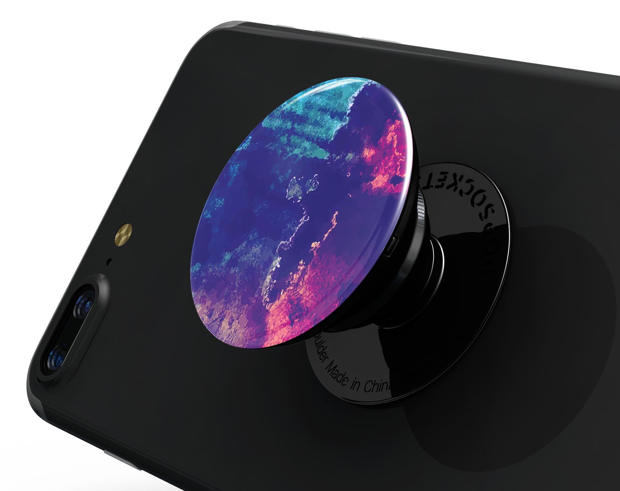 Blue & Purple Grunge - Skin Kit for PopSockets and other Smartphone
