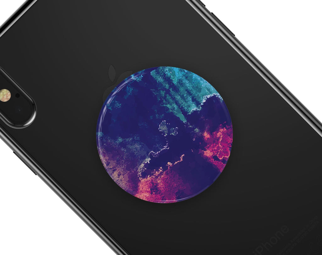 Blue & Purple Grunge - Skin Kit for PopSockets and other Smartphone