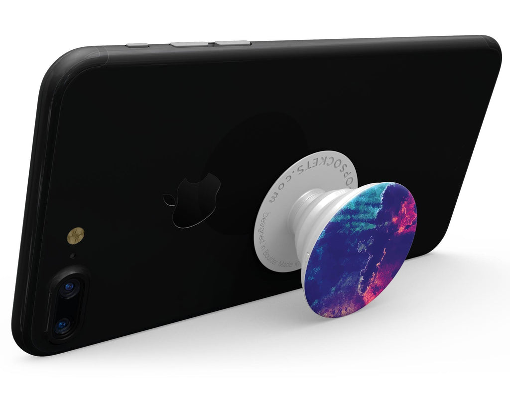 Blue & Purple Grunge - Skin Kit for PopSockets and other Smartphone