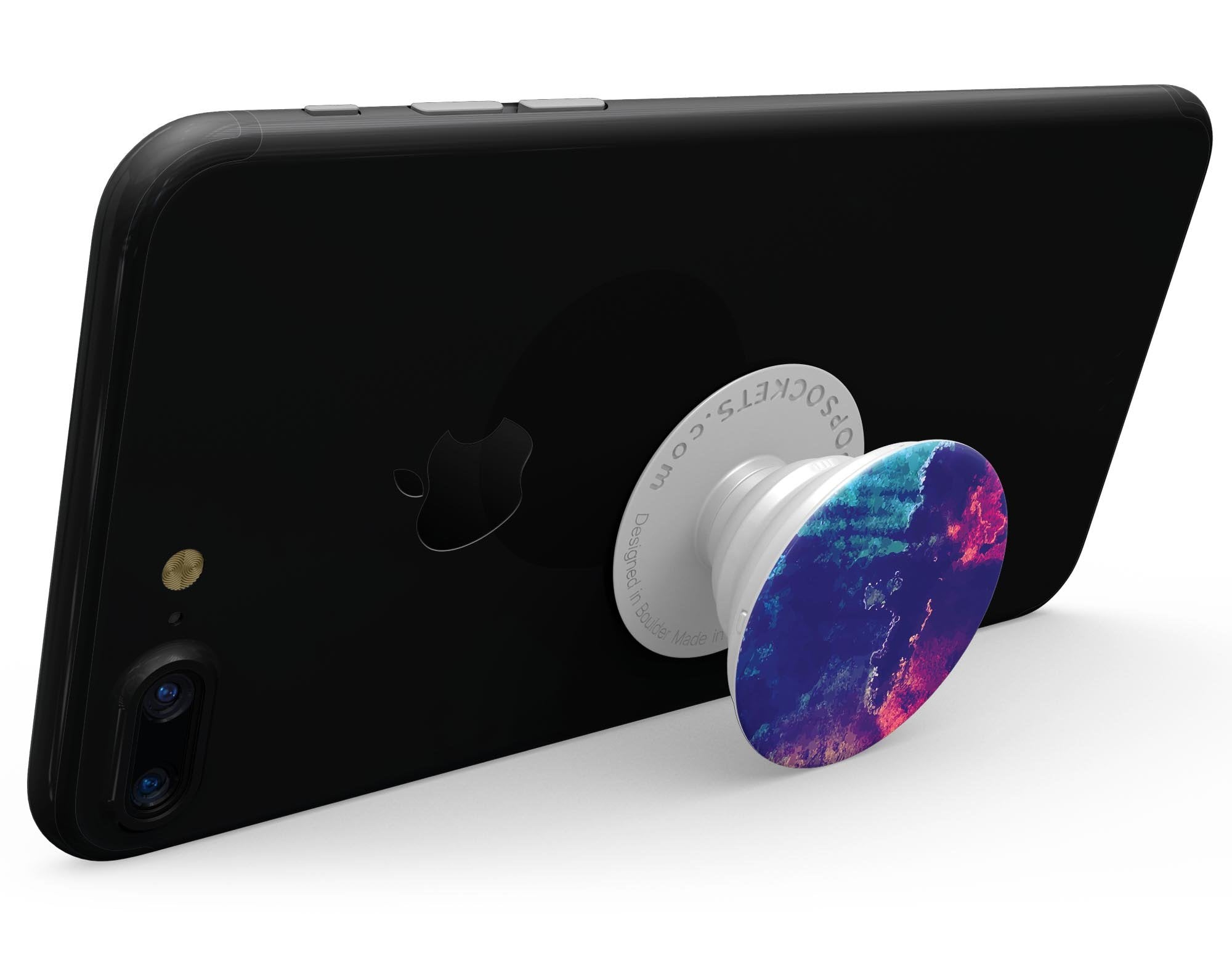 Blue & Purple Grunge - Skin Kit for PopSockets and other Smartphone