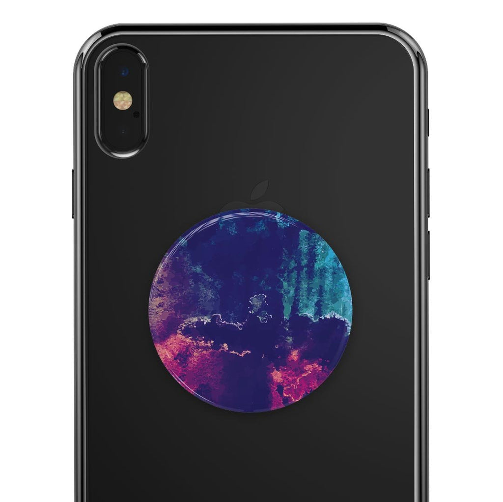 Blue & Purple Grunge - Skin Kit for PopSockets and other Smartphone