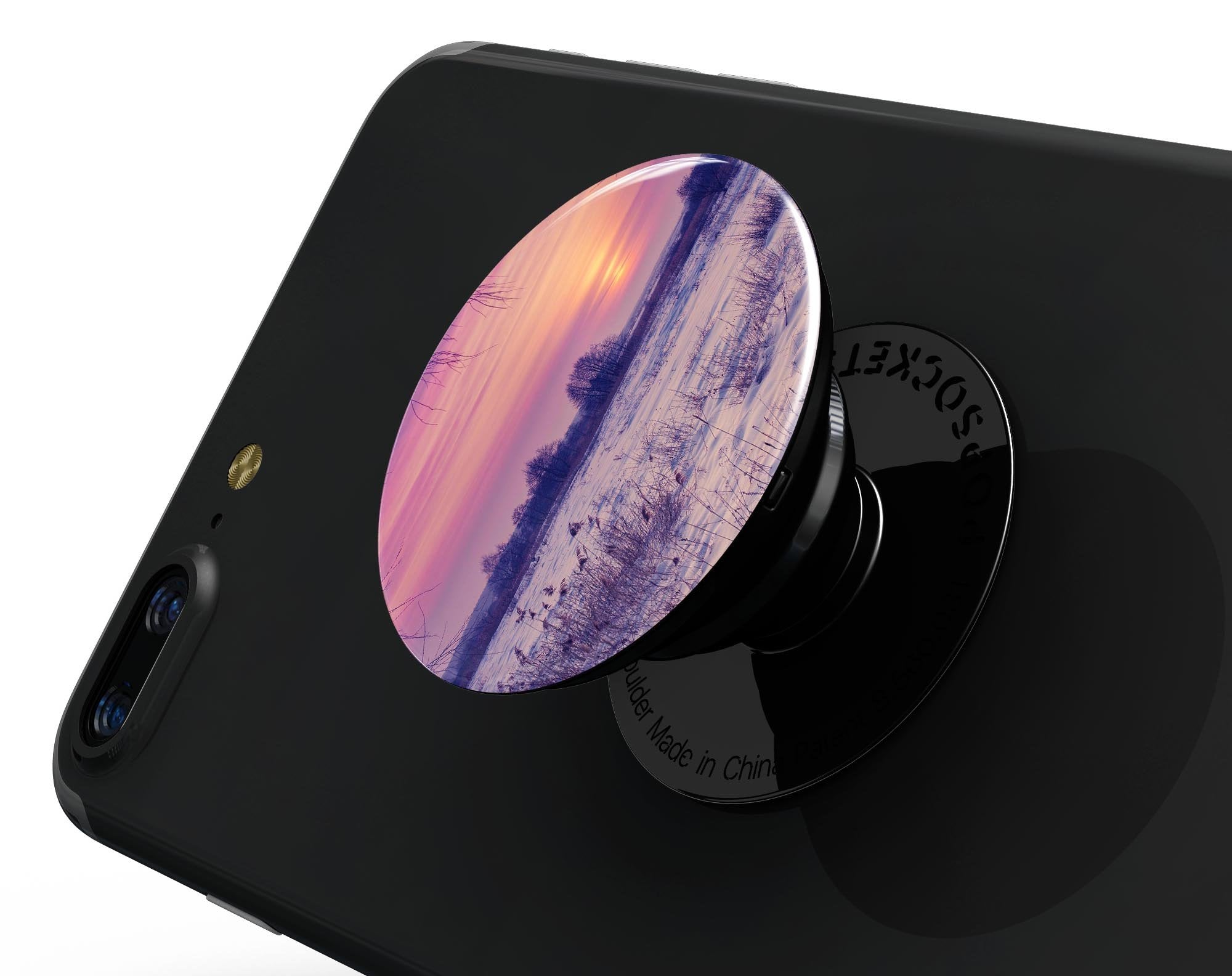 Calm Snowy Sunset - Skin Kit for PopSockets and other Smartphone