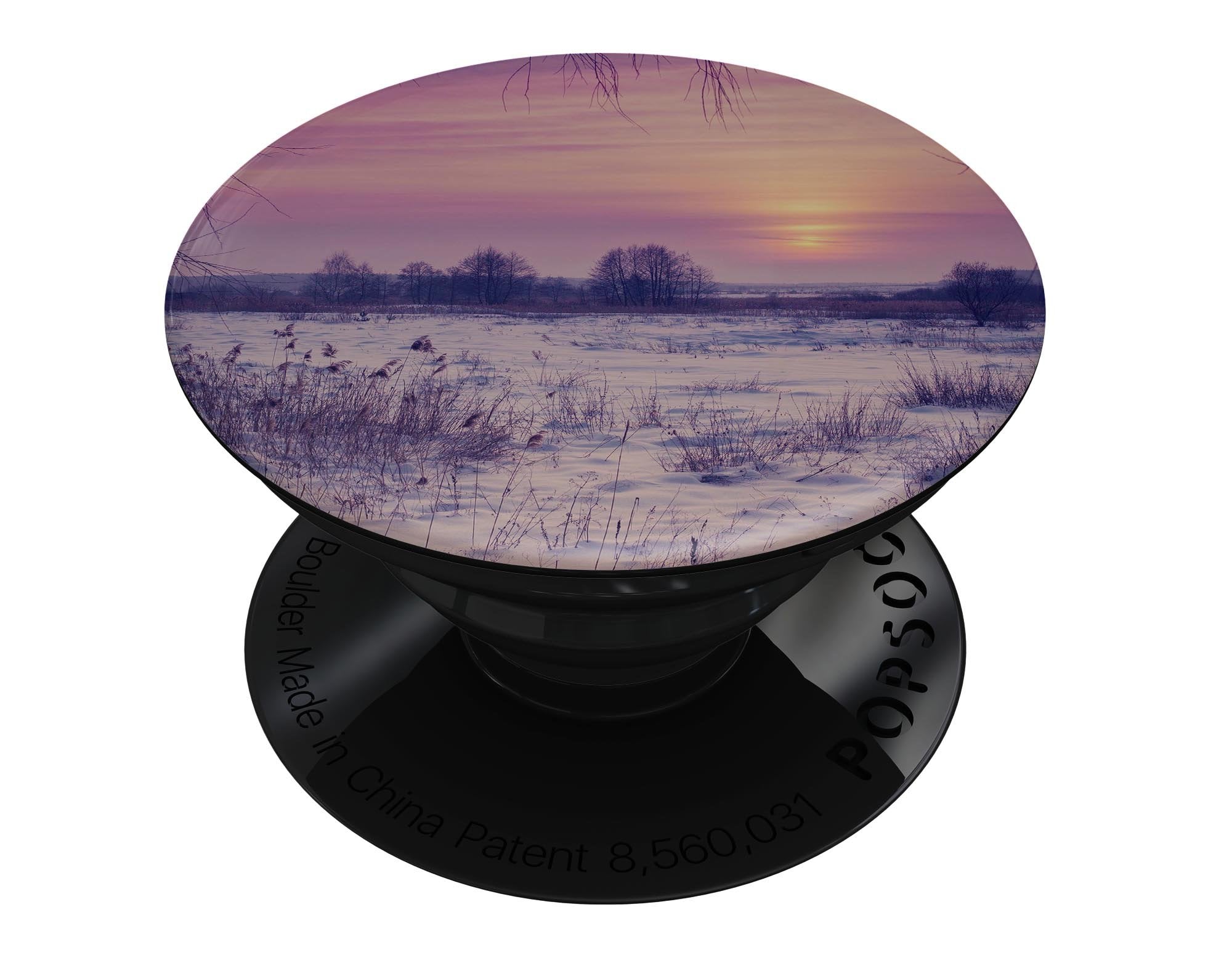 Calm Snowy Sunset - Skin Kit for PopSockets and other Smartphone