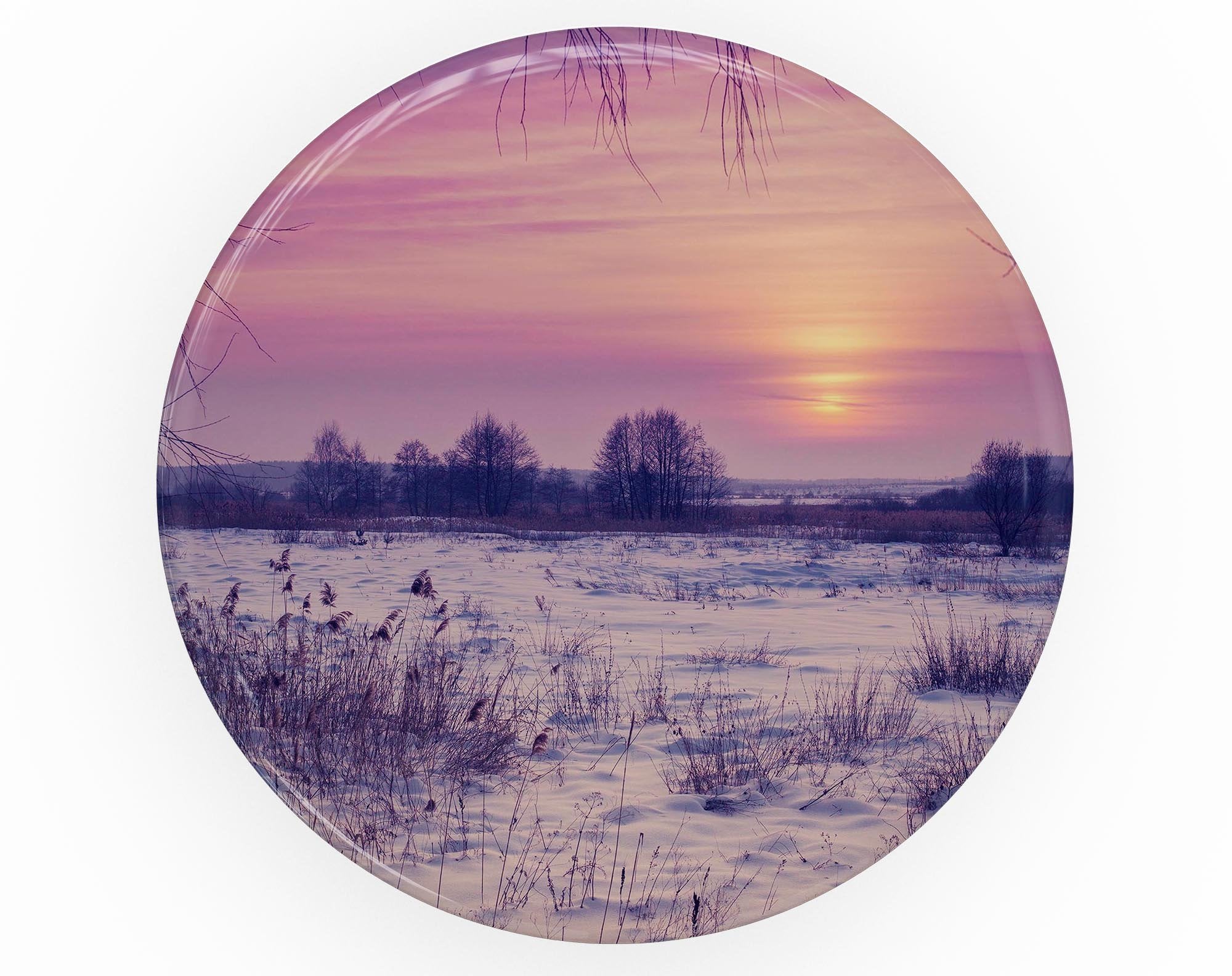 Calm Snowy Sunset - Skin Kit for PopSockets and other Smartphone
