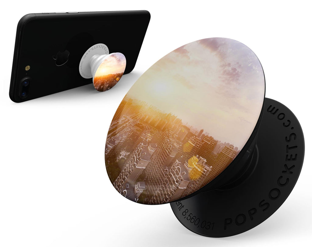 Cityscape at Sunset - Skin Kit for PopSockets and other Smartphone