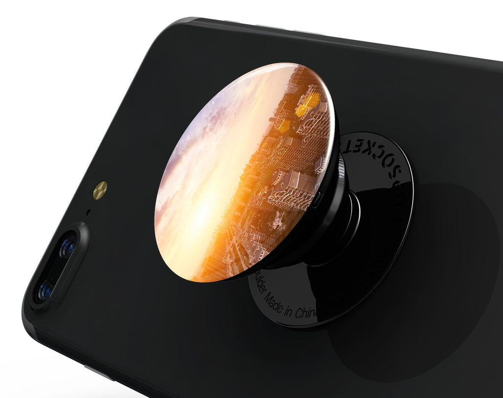 Cityscape at Sunset - Skin Kit for PopSockets and other Smartphone