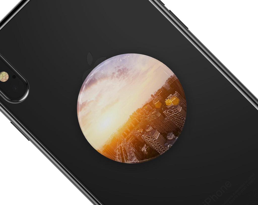 Cityscape at Sunset - Skin Kit for PopSockets and other Smartphone