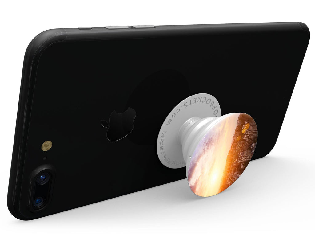 Cityscape at Sunset - Skin Kit for PopSockets and other Smartphone