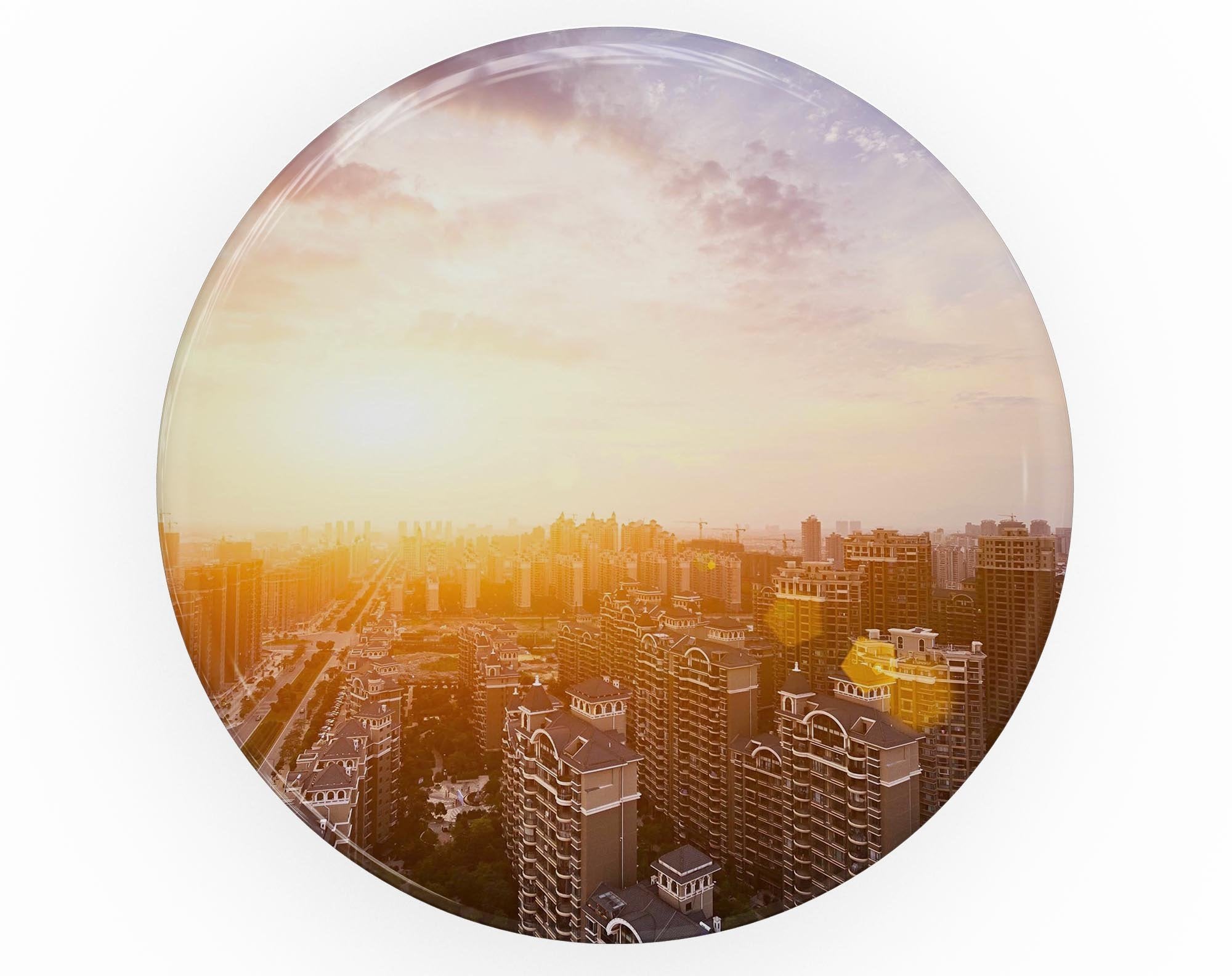 Cityscape at Sunset - Skin Kit for PopSockets and other Smartphone