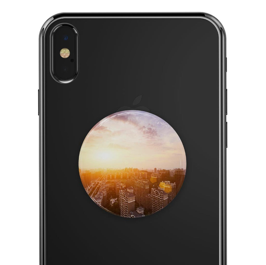 Cityscape at Sunset - Skin Kit for PopSockets and other Smartphone
