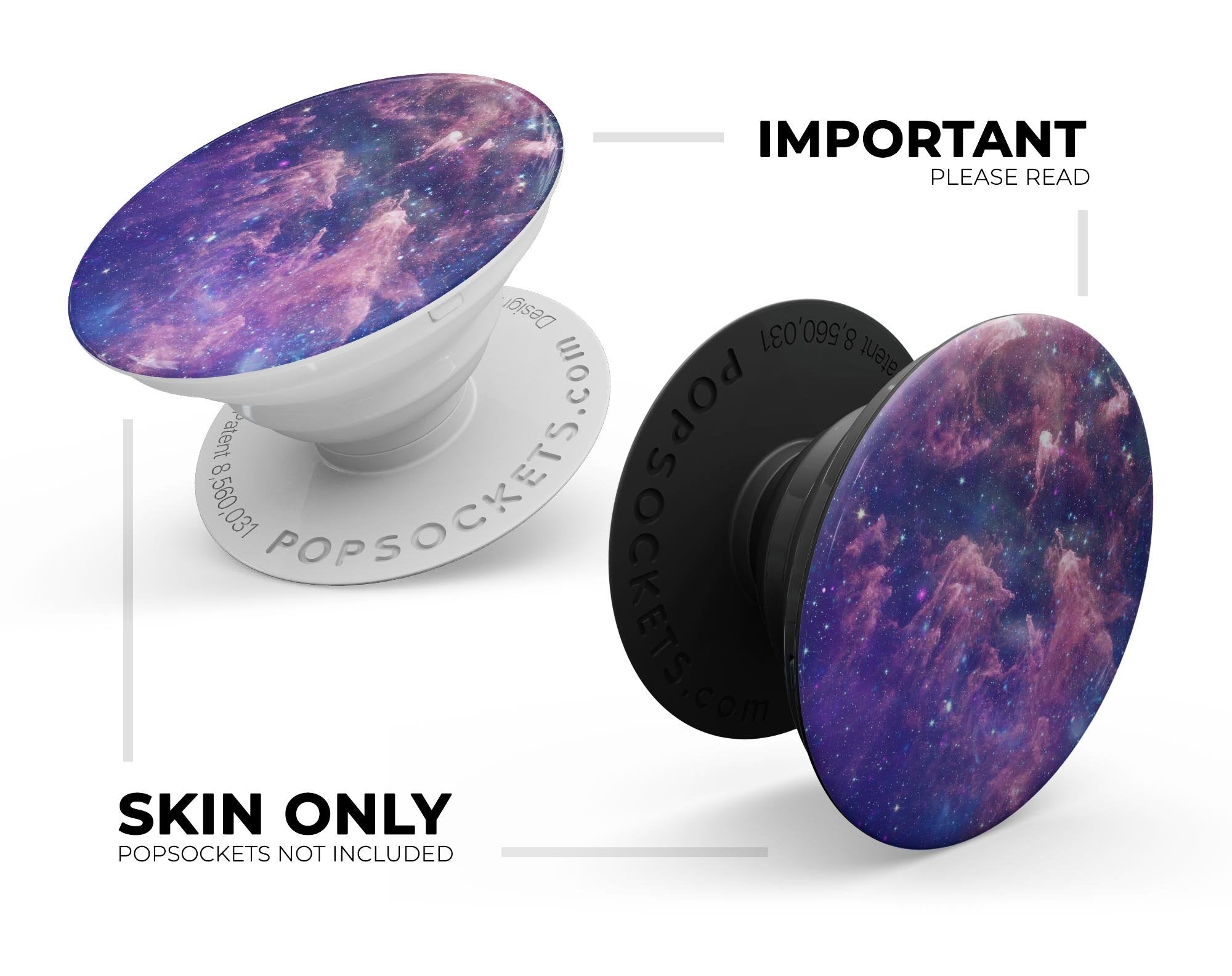 Colorful Nebula - Skin Kit for PopSockets and other Smartphone