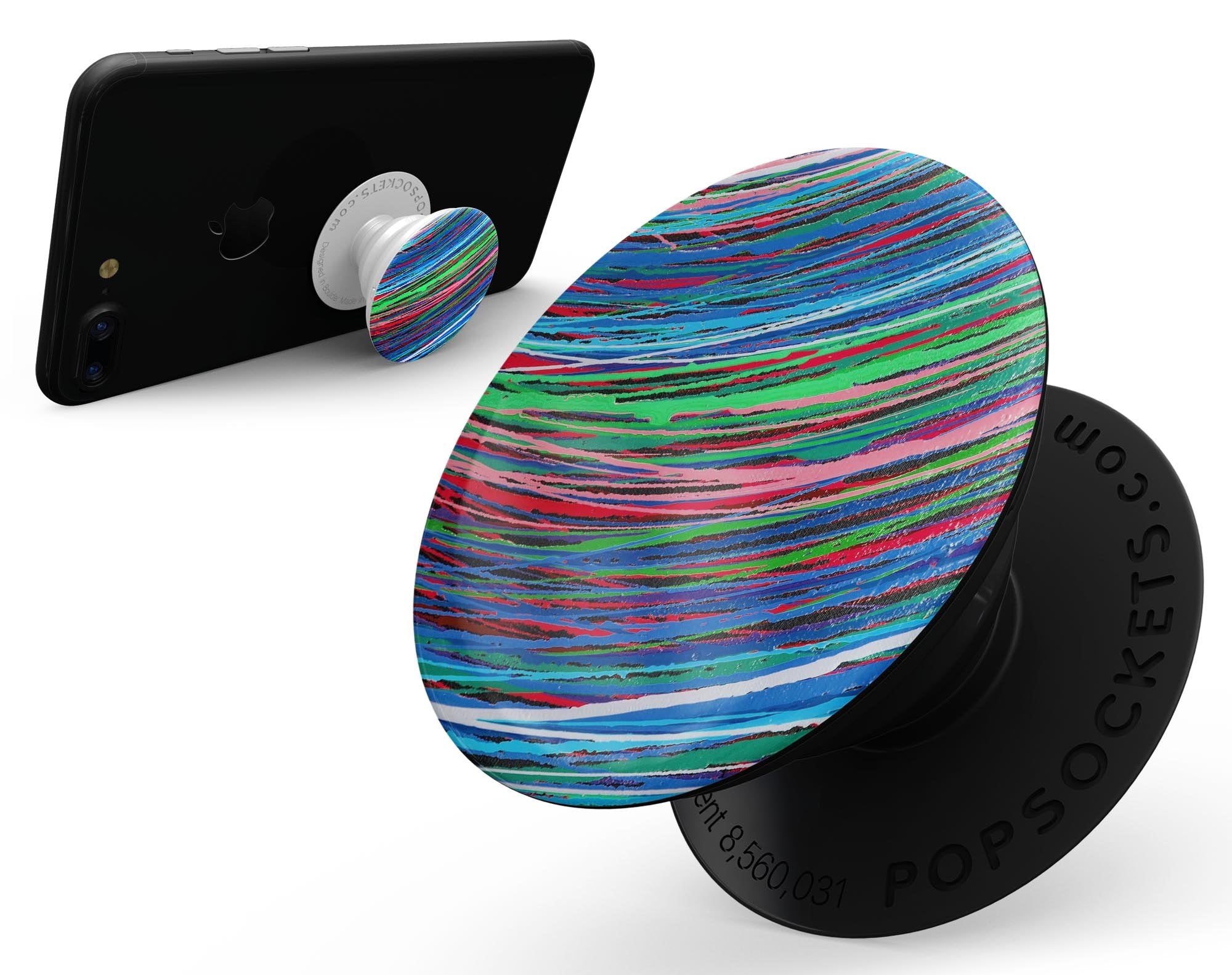 Colorful Strokes - Skin Kit for PopSockets and other Smartphone