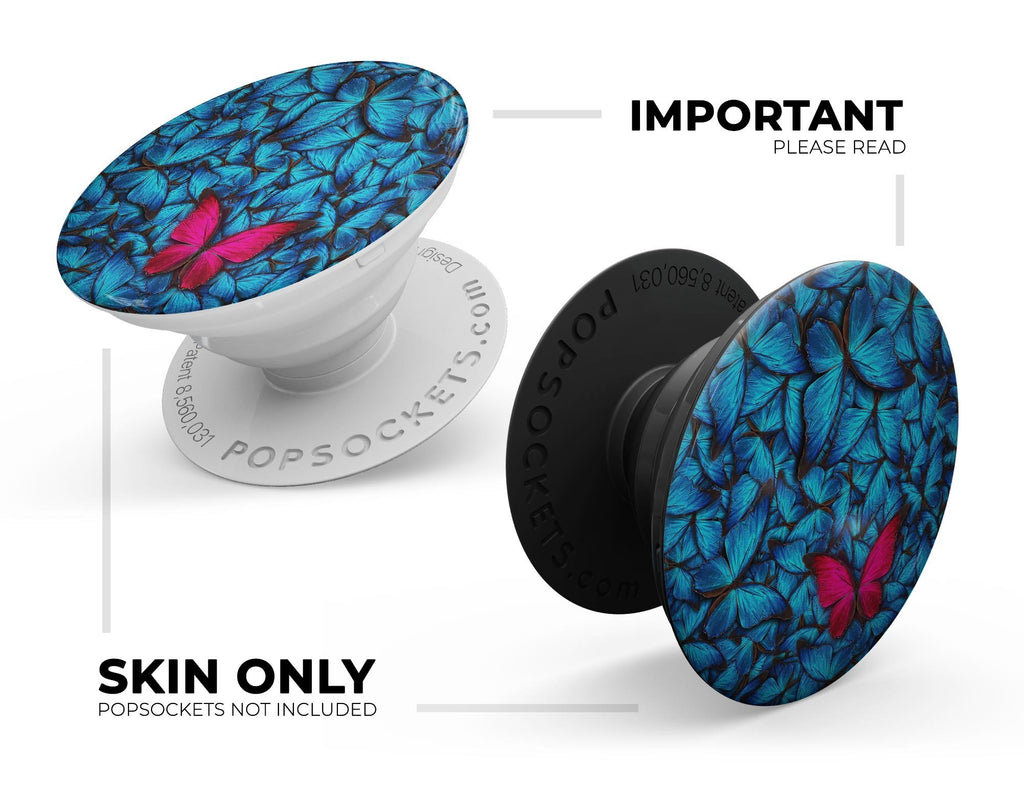 Contrasting Butterfly - Skin Kit for PopSockets and other Smartphone