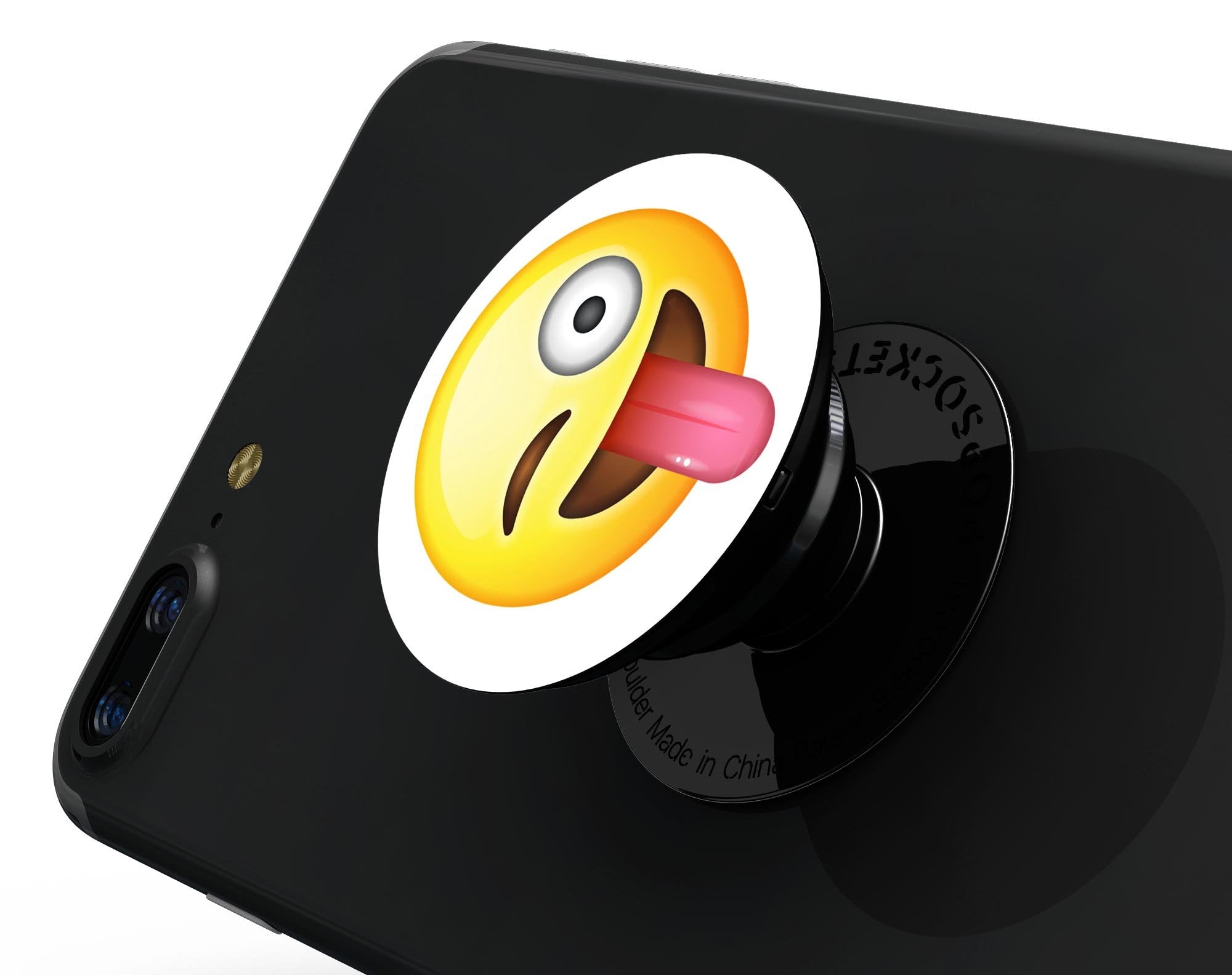 Crazy Emoticon Emoji - Skin Kit for PopSockets and other Smartphone