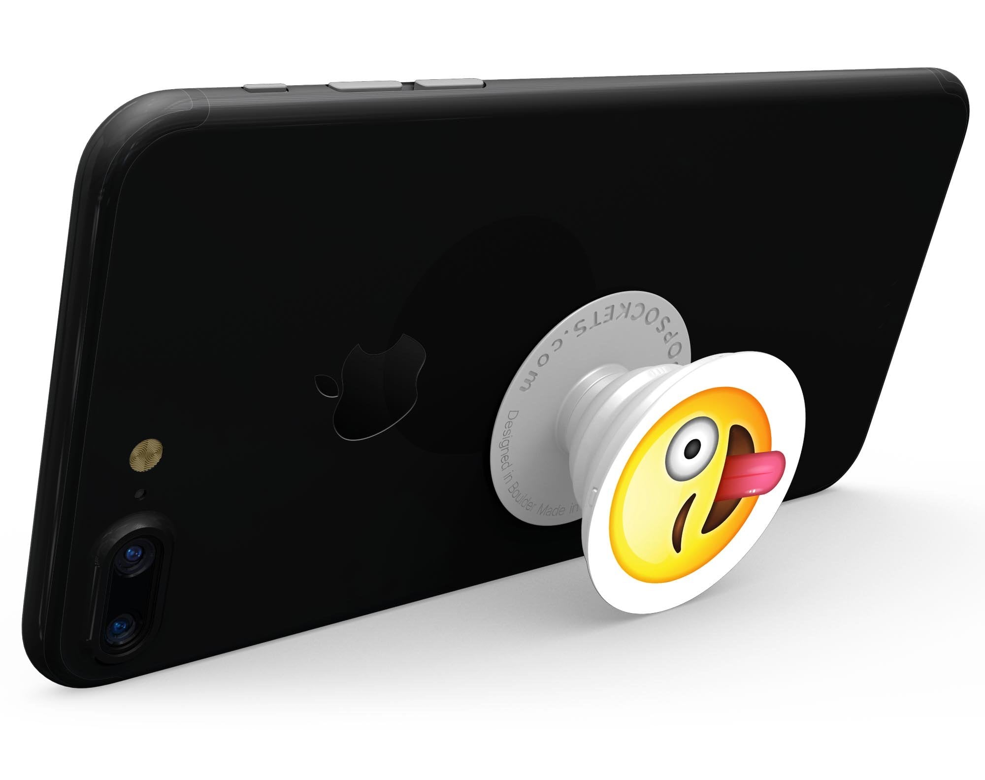 Crazy Emoticon Emoji - Skin Kit for PopSockets and other Smartphone