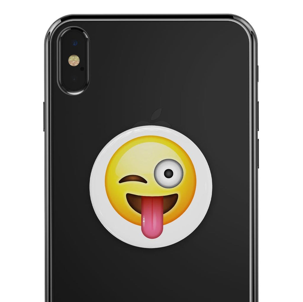 Crazy Emoticon Emoji - Skin Kit for PopSockets and other Smartphone