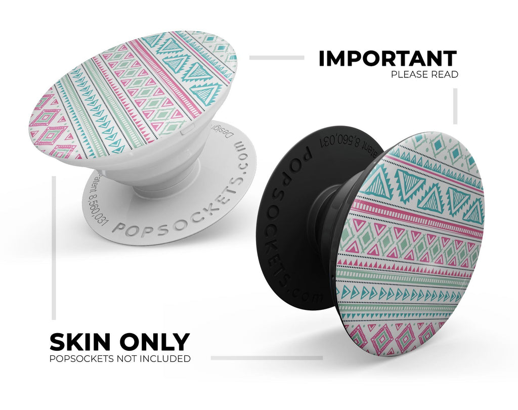 Doodle Aztec Pattern - Skin Kit for PopSockets and other Smartphone