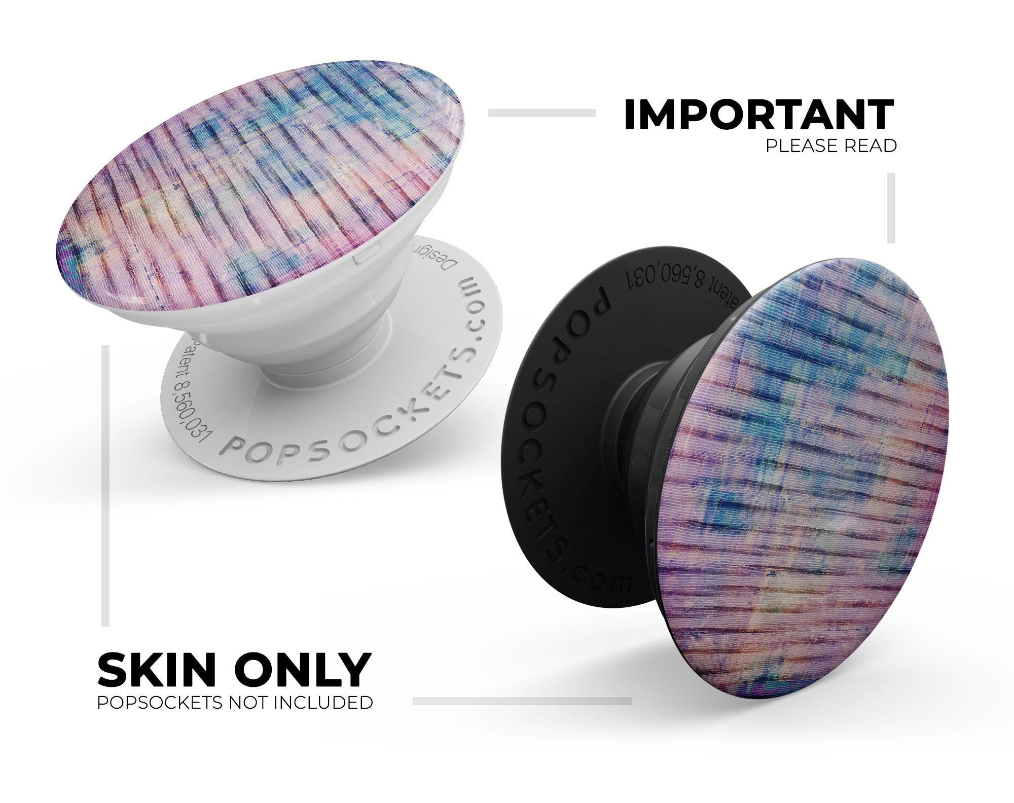 Dripping Blue Paint - Skin Kit for PopSockets and other Smartphone