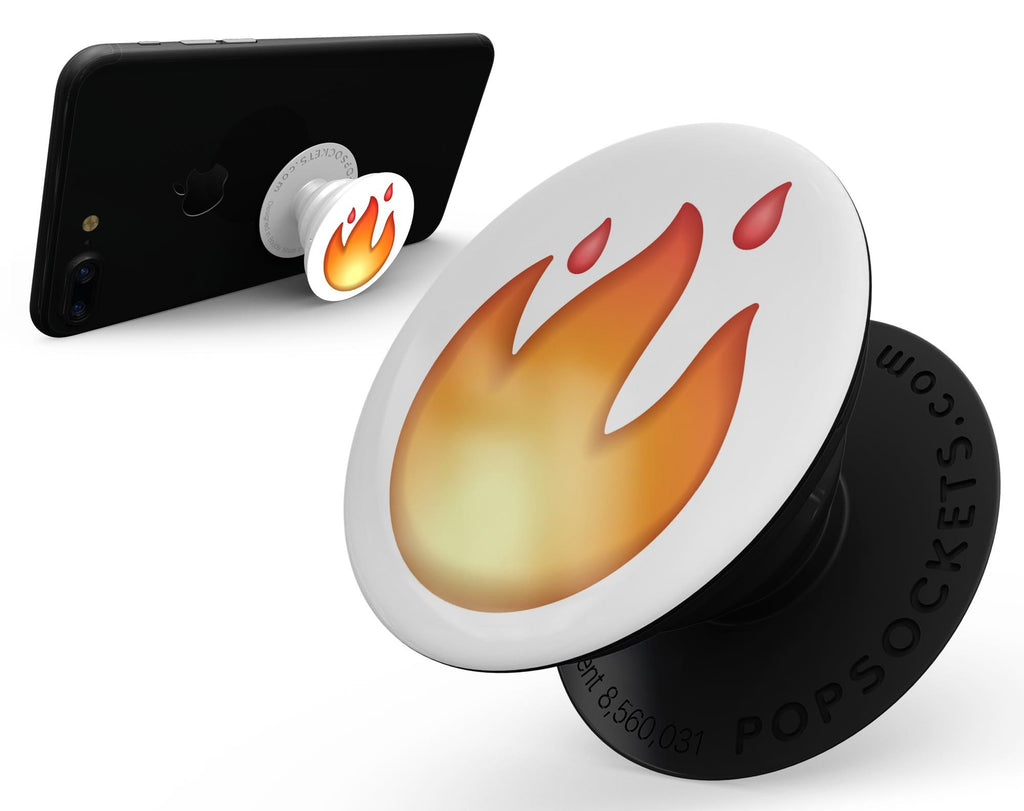 FIre Hot Emoticon Emoji - Skin Kit for PopSockets and other Smartphone
