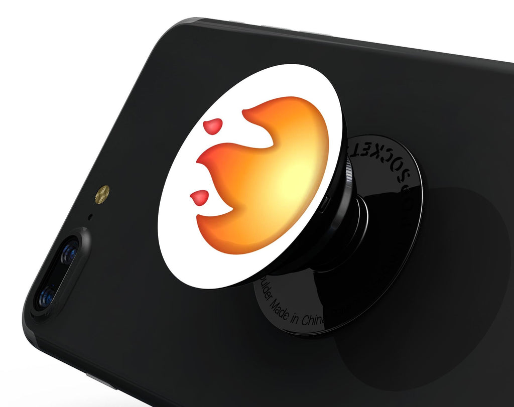 FIre Hot Emoticon Emoji - Skin Kit for PopSockets and other Smartphone
