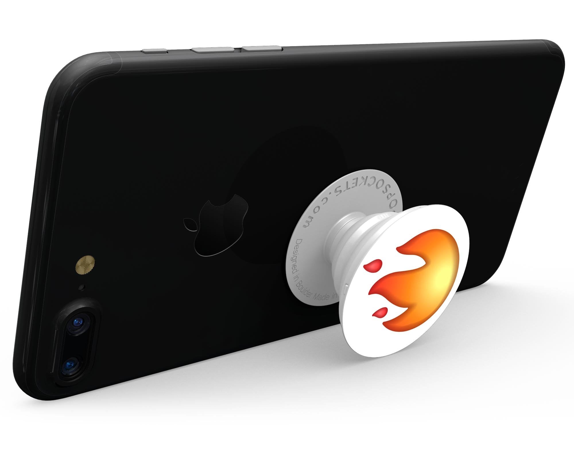 FIre Hot Emoticon Emoji - Skin Kit for PopSockets and other Smartphone