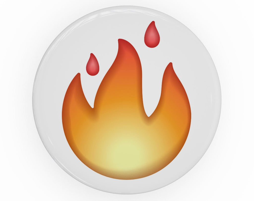 FIre Hot Emoticon Emoji - Skin Kit for PopSockets and other Smartphone