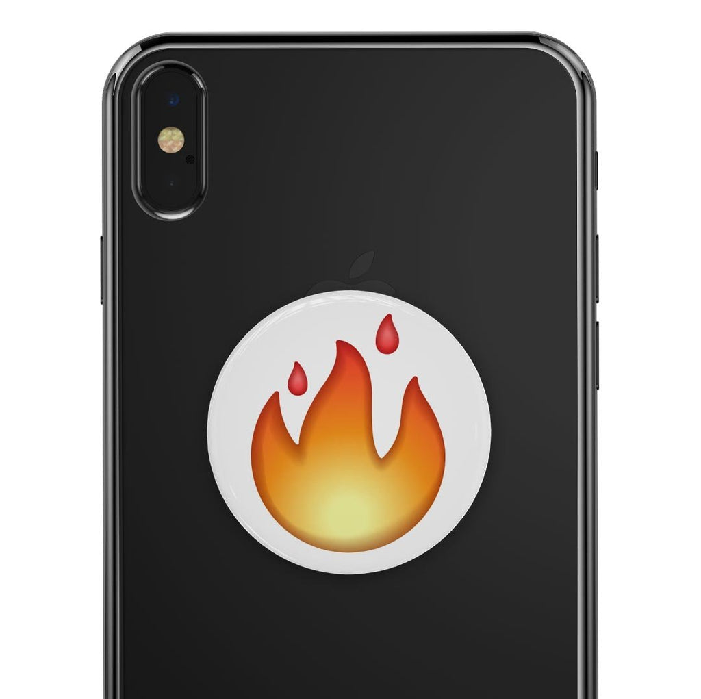 FIre Hot Emoticon Emoji - Skin Kit for PopSockets and other Smartphone