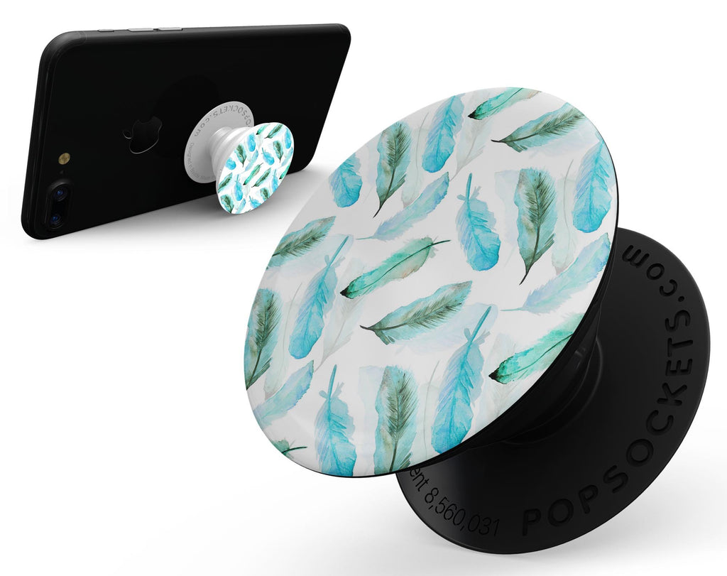 Feathery Watercolor - Skin Kit for PopSockets and other Smartphone