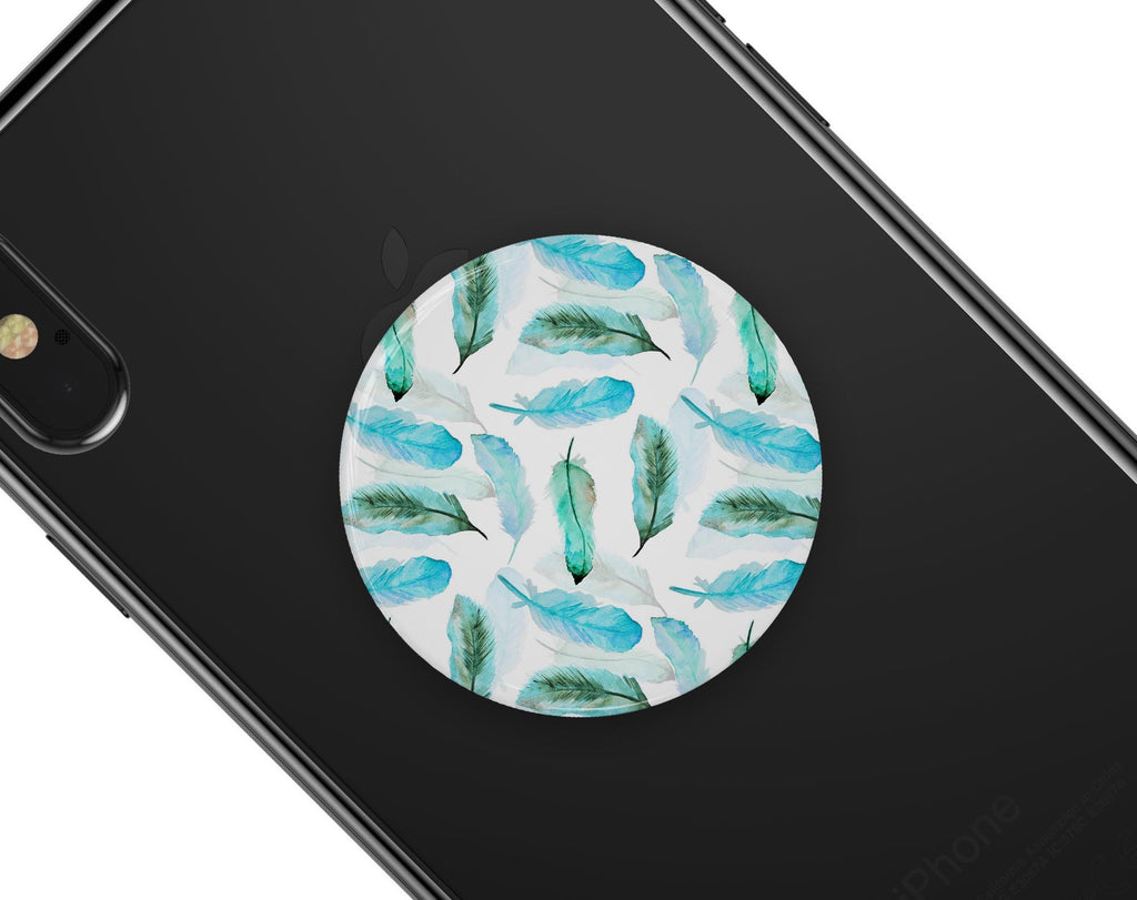 Feathery Watercolor - Skin Kit for PopSockets and other Smartphone