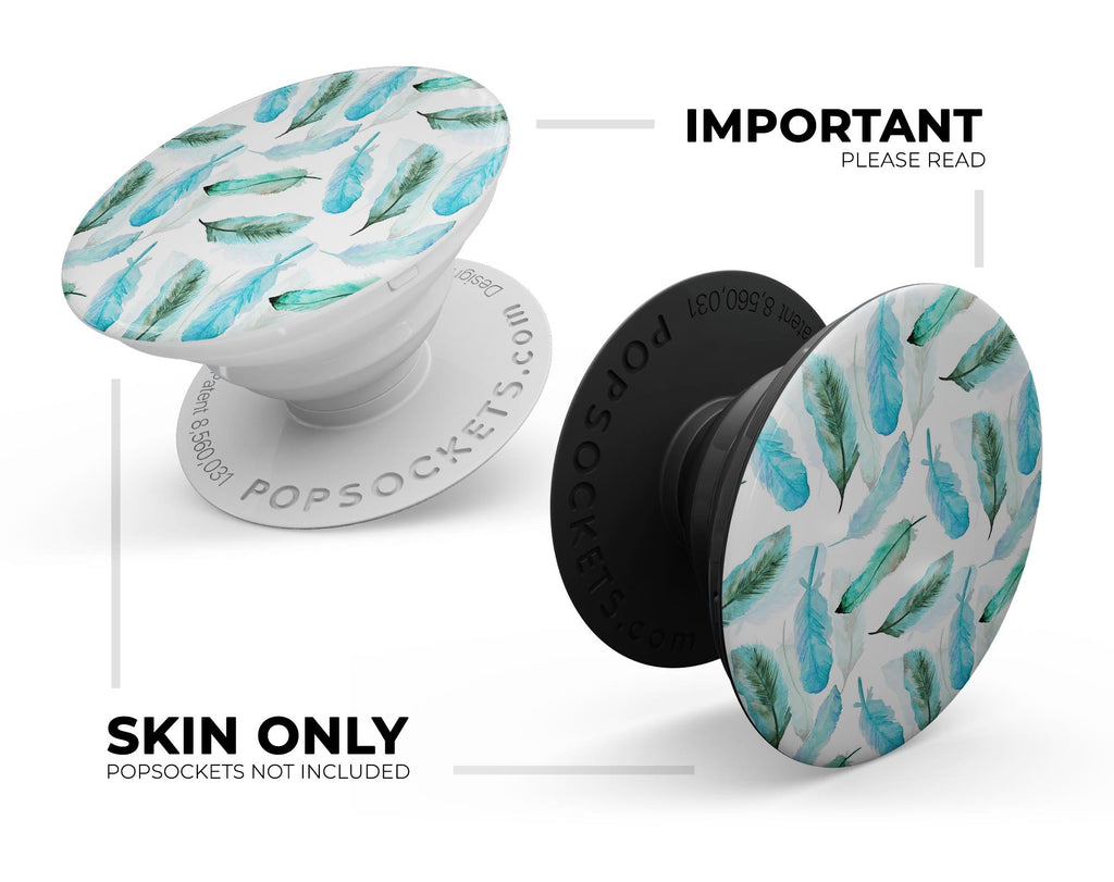 Feathery Watercolor - Skin Kit for PopSockets and other Smartphone