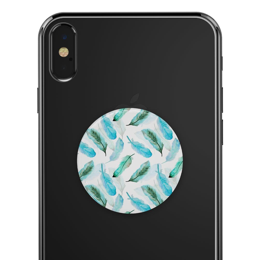 Feathery Watercolor - Skin Kit for PopSockets and other Smartphone