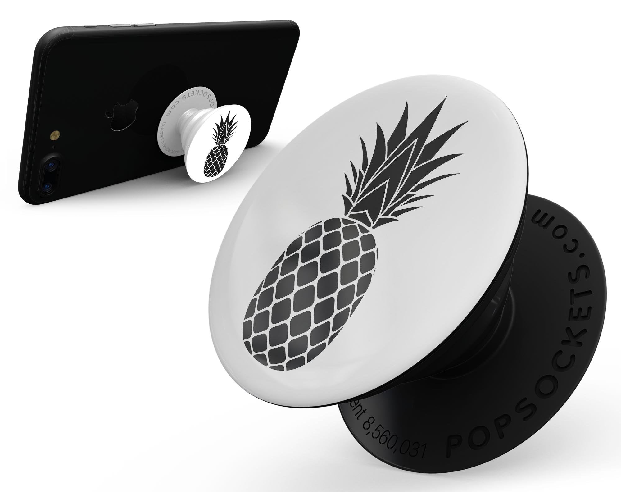 Flat Pineapple - Skin Kit for PopSockets and other Smartphone